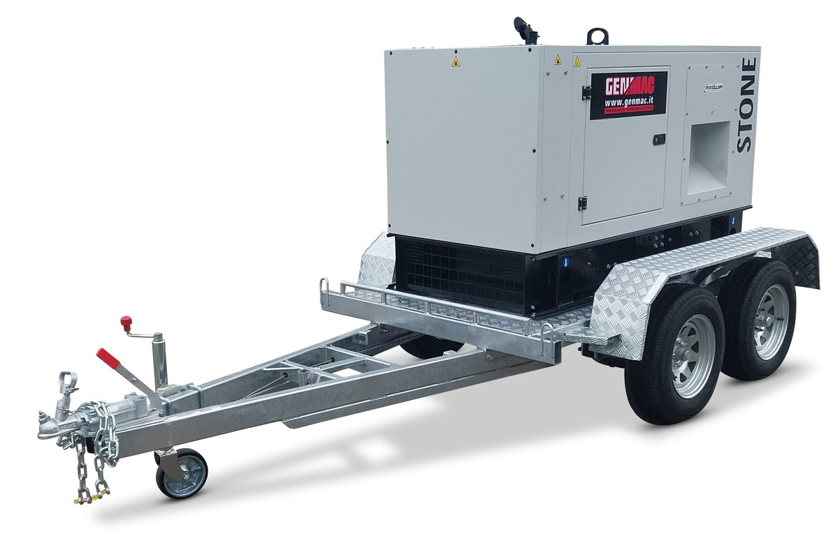 Tandem Axle Generator Trailer Suit Genmac, Kubota & Cummins NZ