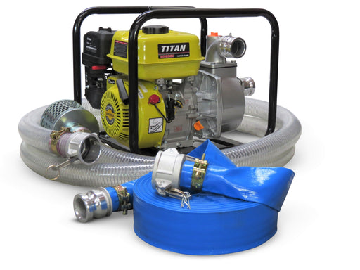 Titan 2 inch Water Pump + Hose Kit - P1004GK - Riequip NZ