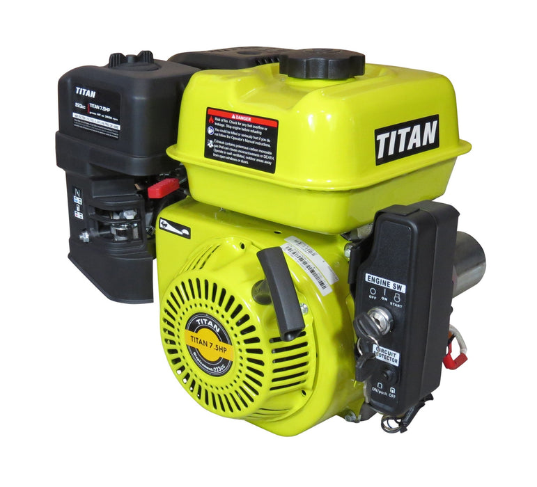 Titan 7.5HP Electric Start Engine - E1328F - Riequip NZ