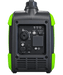 Close-up of the Titan Envirogen 2400iS control panel and output sockets.