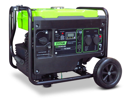 Titan Envirogen 4800I Inverter Generator - Incl Wheel Kit - G4216G - Riequip NZ