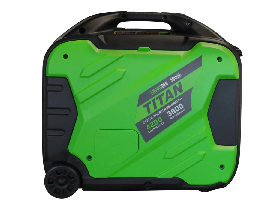 Titan Envirogen 5000iE Inverter Generator 4.2kW Remote Start - G4233G - Riequip NZ