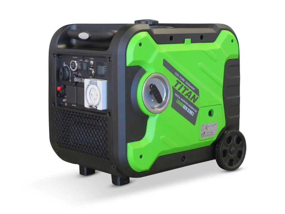 Titan Envirogen 7800iE Inverter Generator 6.5kW Remote Start - G4234G - Riequip NZ