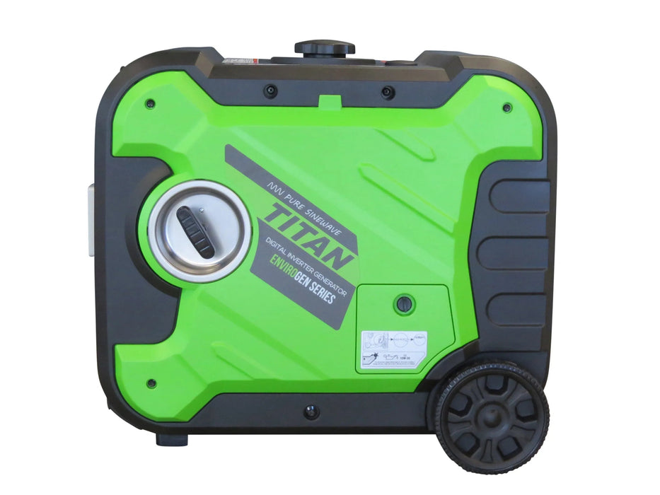 Titan Envirogen 7800iE Inverter Generator 6.5kW Remote Start - G4234G - Riequip NZ